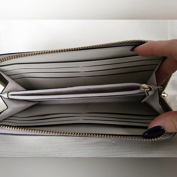 Genuine Kate Spade Lena Large Colorblock Continental Zip Around Wallet - Picture 6 of 8